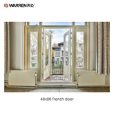 Warren 48x80 Exterior French Doors Double Doors with Glass